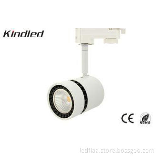 180V 240V COB Recessed Led Ceiling Track Light Black High L
